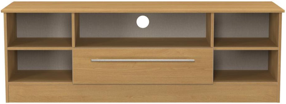 Sherwood Wide 1 Drawer Open Shelf TV Unit