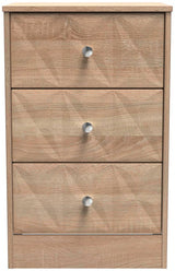 San Jose 3 Drawer Bedside Table