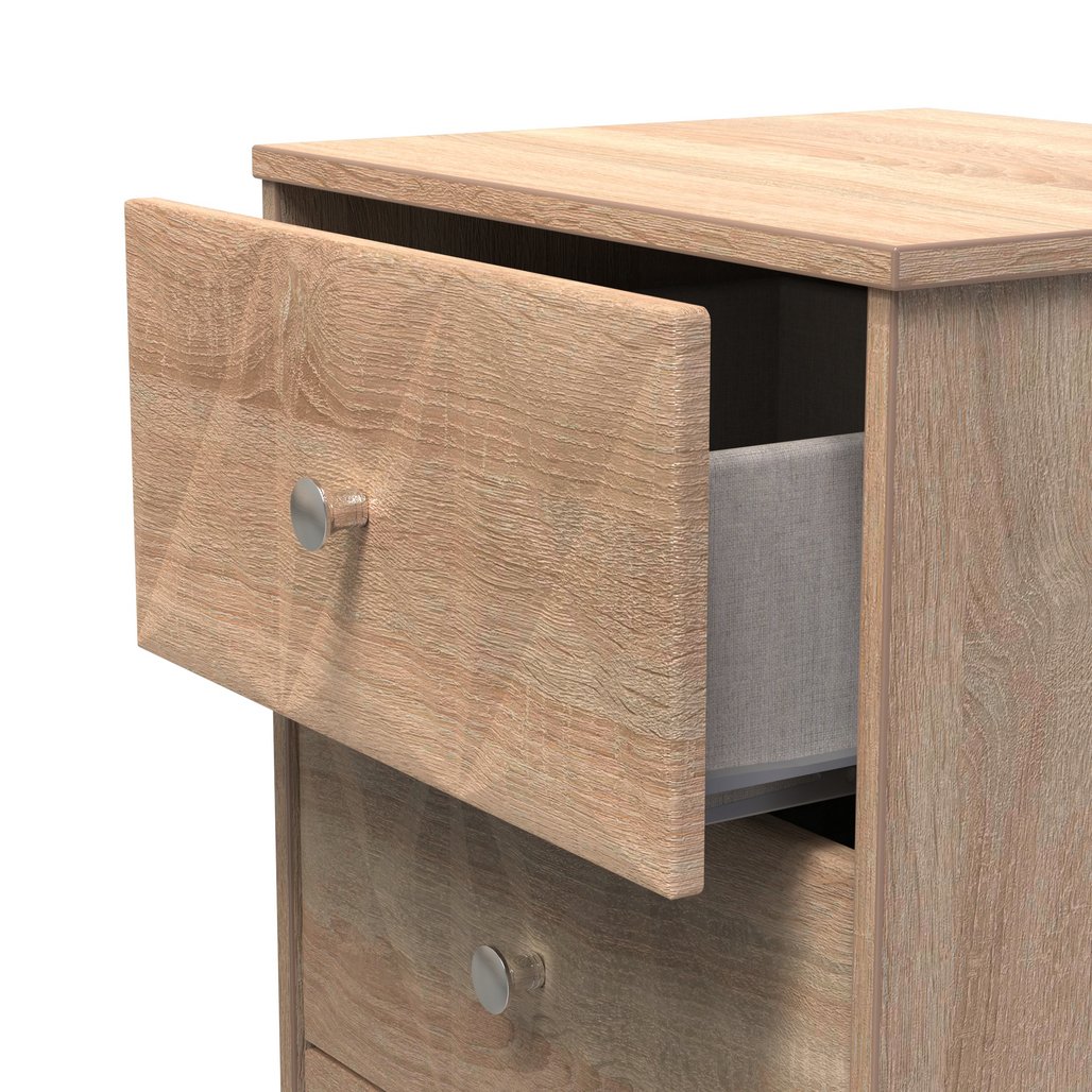 San Jose 3 Drawer Bedside Table