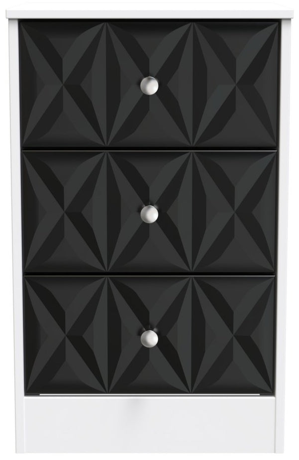 San Jose 3 Drawer Bedside Table