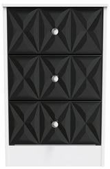 San Jose 3 Drawer Bedside Table