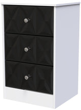 San Jose 3 Drawer Bedside Table