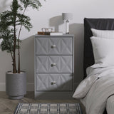 San Jose 3 Drawer Bedside Table