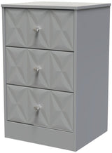 San Jose 3 Drawer Bedside Table