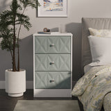 San Jose 3 Drawer Bedside Table