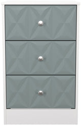San Jose 3 Drawer Bedside Table