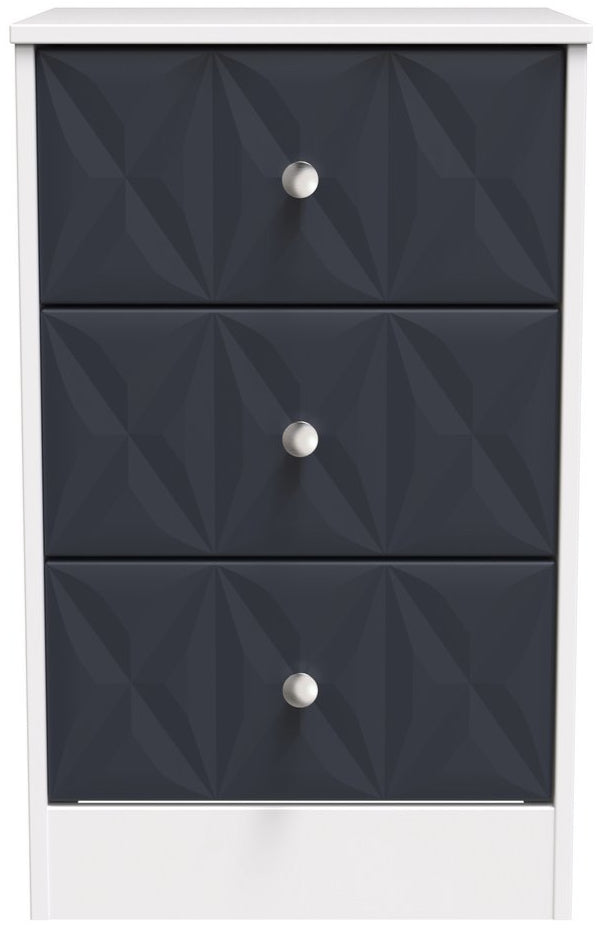 San Jose 3 Drawer Bedside Table
