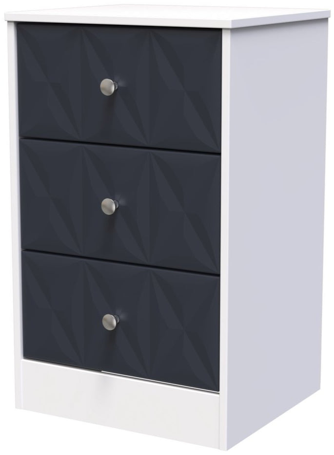 San Jose 3 Drawer Bedside Table