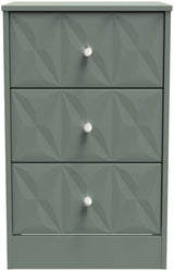 San Jose 3 Drawer Bedside Table
