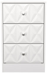 San Jose 3 Drawer Bedside Table