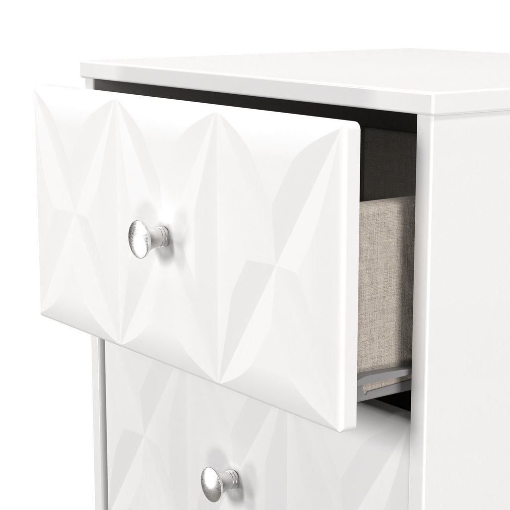 San Jose 3 Drawer Bedside Table