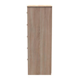 San Jose 5 Drawer Bedside Table