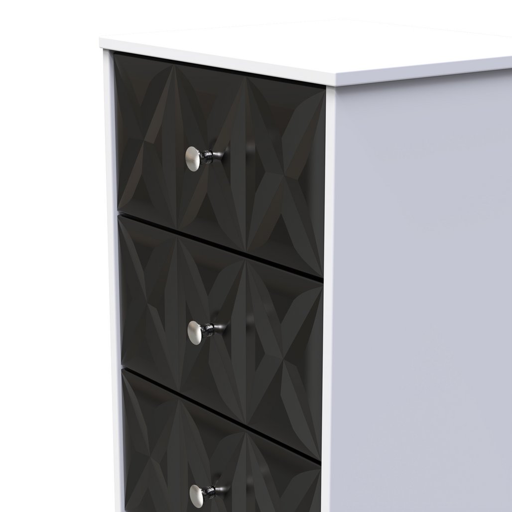 San Jose 5 Drawer Bedside Table