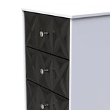 San Jose 5 Drawer Bedside Table