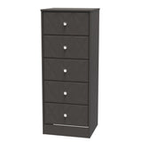 San Jose 5 Drawer Bedside Table
