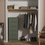 San Jose 5 Drawer Bedside Table