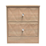 San Jose 2 Drawer Bedside Table