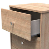 San Jose 2 Drawer Bedside Table