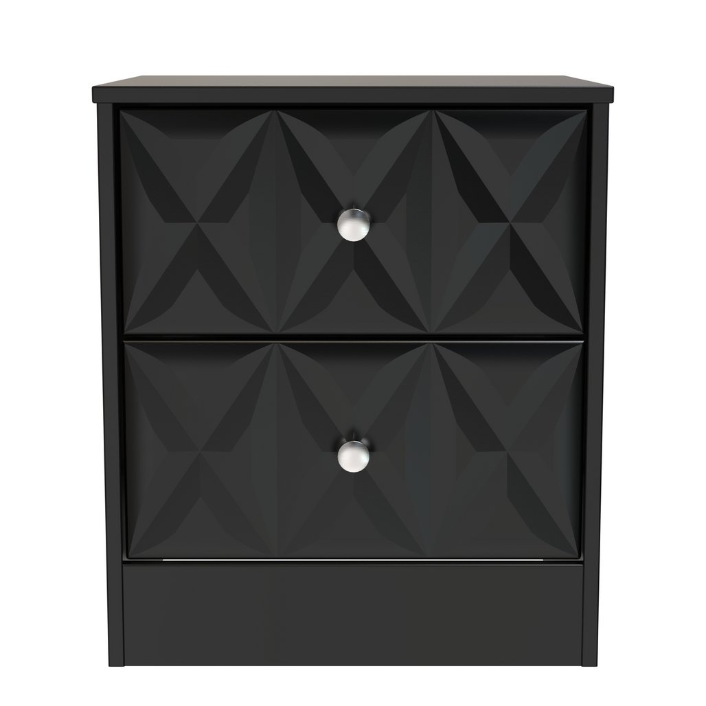 San Jose 2 Drawer Bedside Table