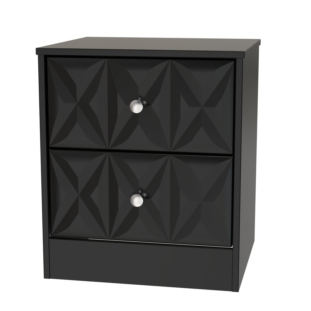 San Jose 2 Drawer Bedside Table