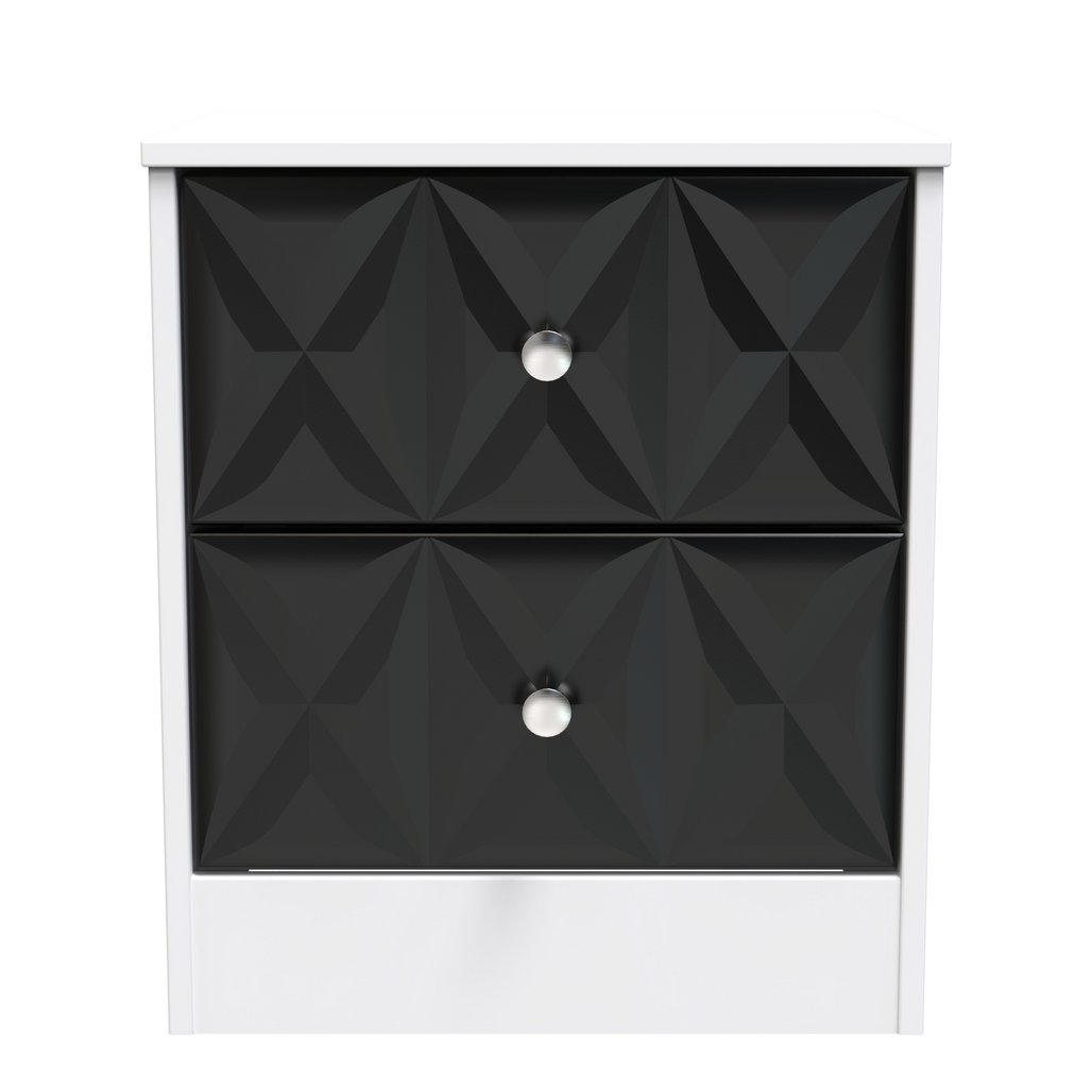 San Jose 2 Drawer Bedside Table