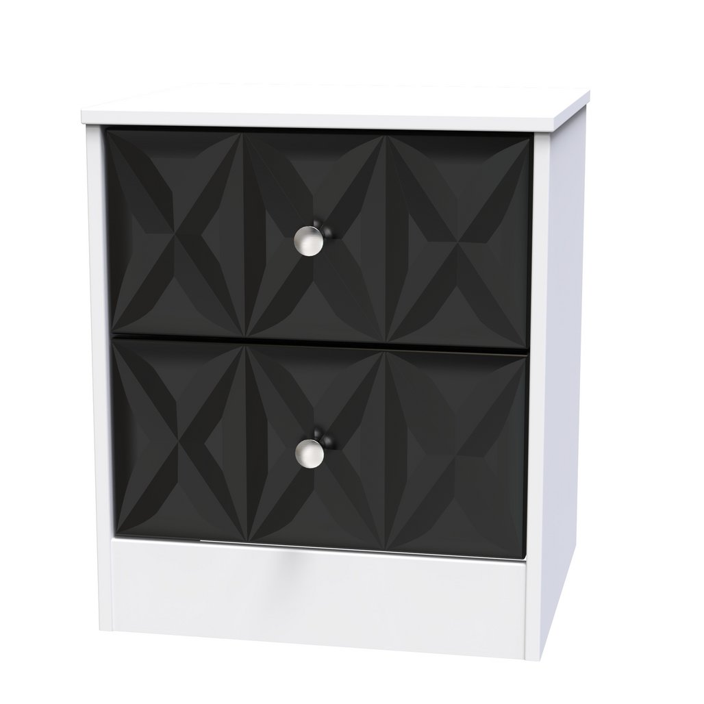 San Jose 2 Drawer Bedside Table