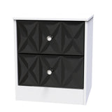 San Jose 2 Drawer Bedside Table