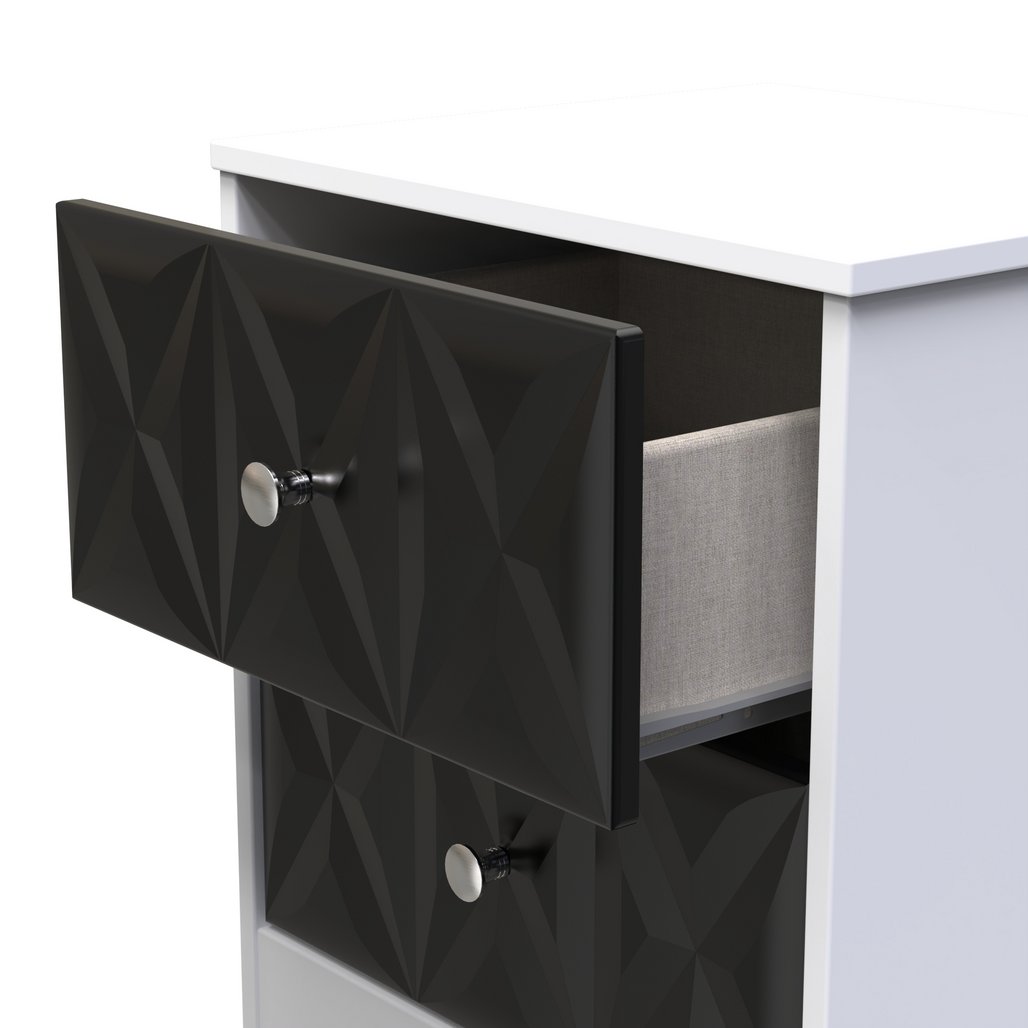 San Jose 2 Drawer Bedside Table