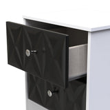 San Jose 2 Drawer Bedside Table