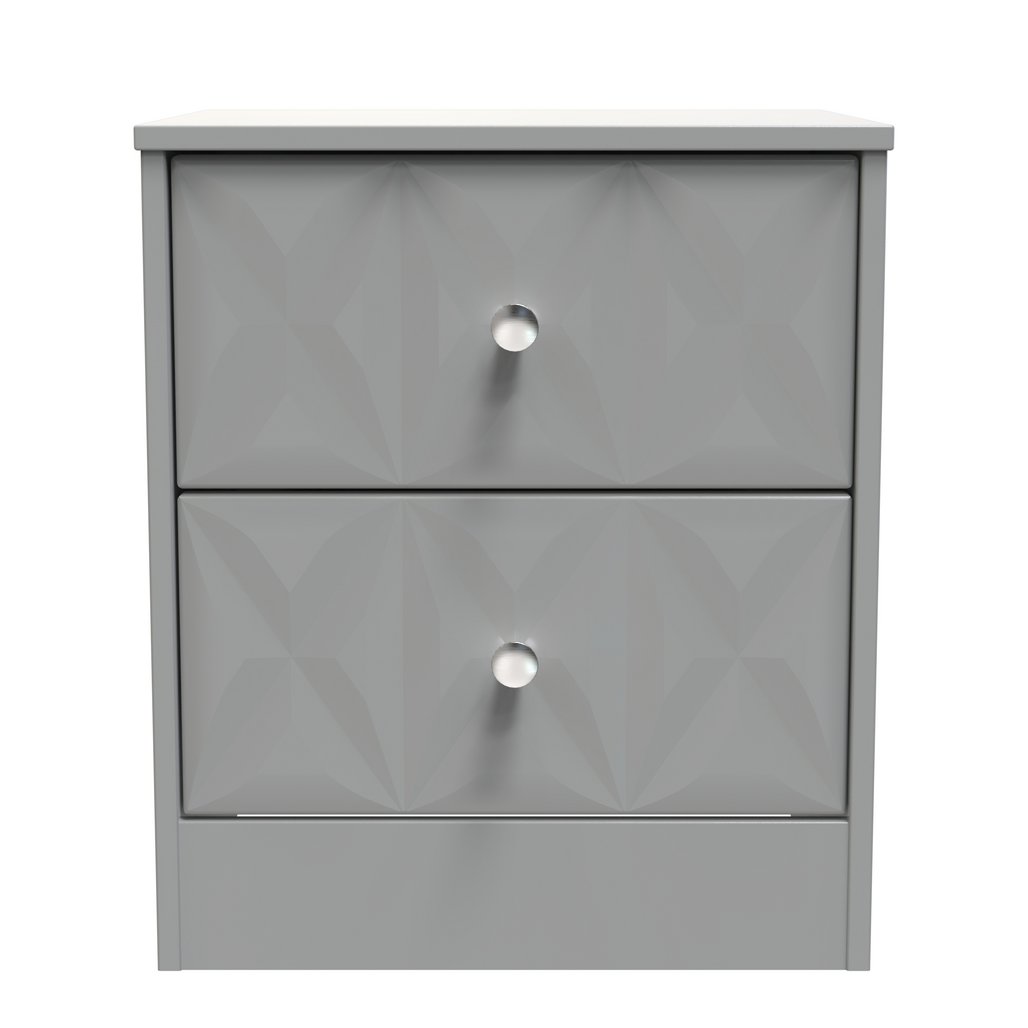 San Jose 2 Drawer Bedside Table