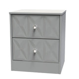 San Jose 2 Drawer Bedside Table