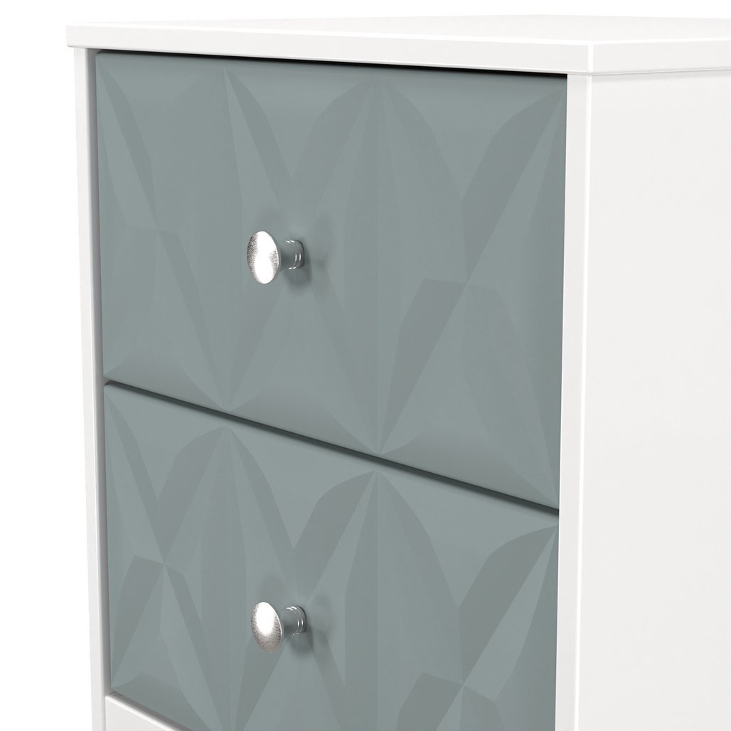 San Jose 2 Drawer Bedside Table