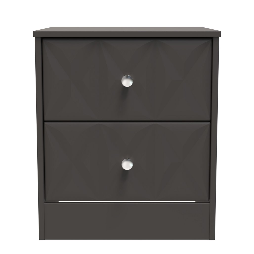 San Jose 2 Drawer Bedside Table