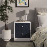 San Jose 2 Drawer Bedside Table