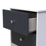 San Jose 2 Drawer Bedside Table