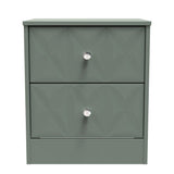 San Jose 2 Drawer Bedside Table