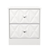 San Jose 2 Drawer Bedside Table
