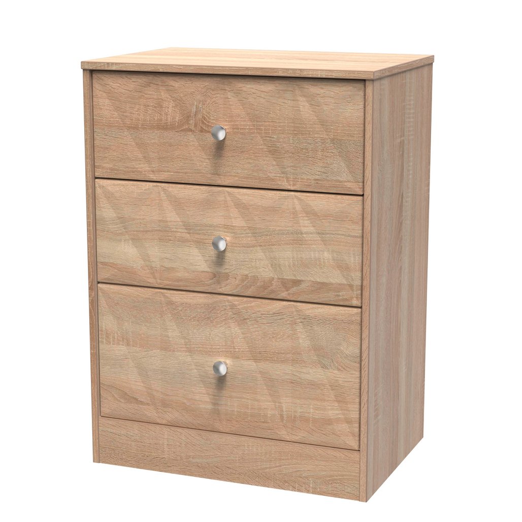 San Jose 3 Drawer Deep Midi Chest