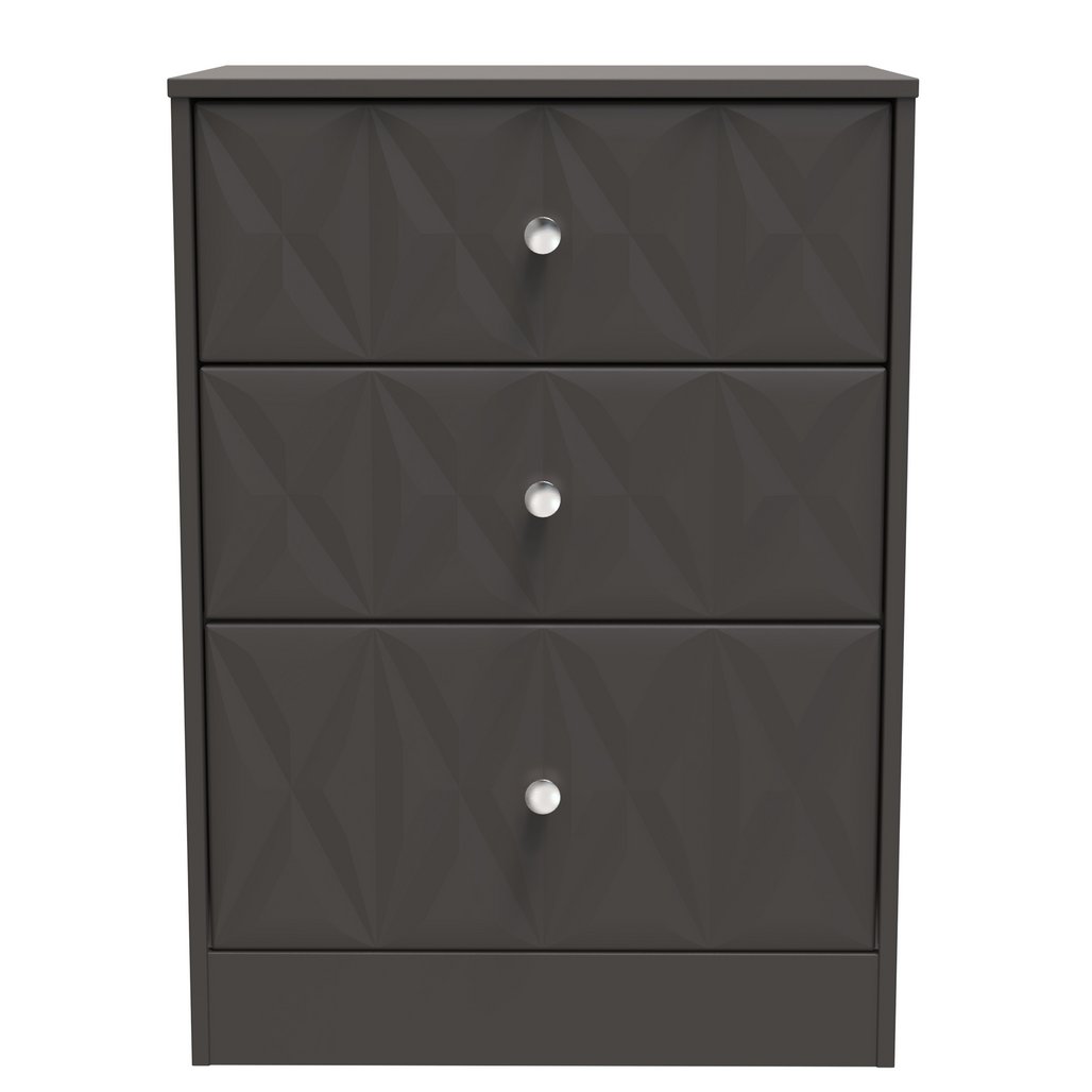 San Jose 3 Drawer Deep Midi Chest