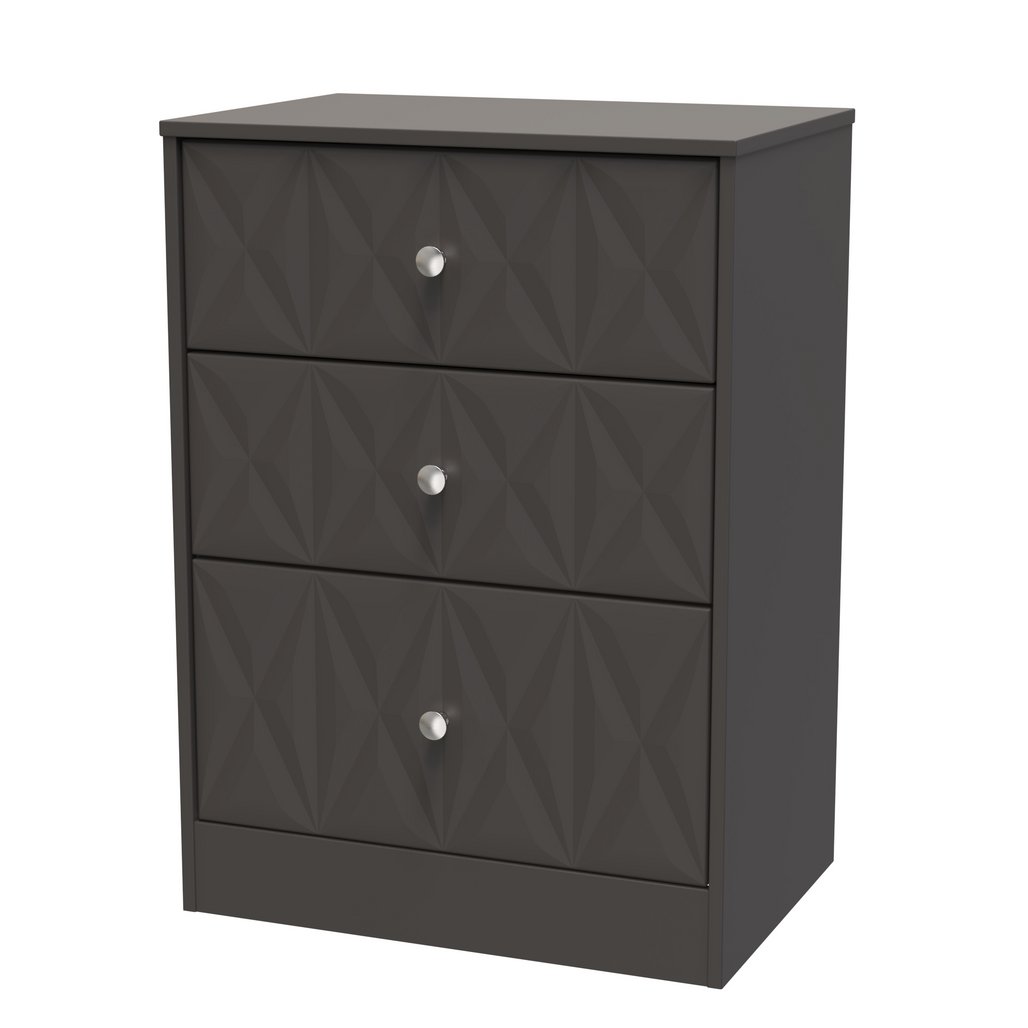 San Jose 3 Drawer Deep Midi Chest