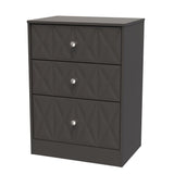 San Jose 3 Drawer Deep Midi Chest