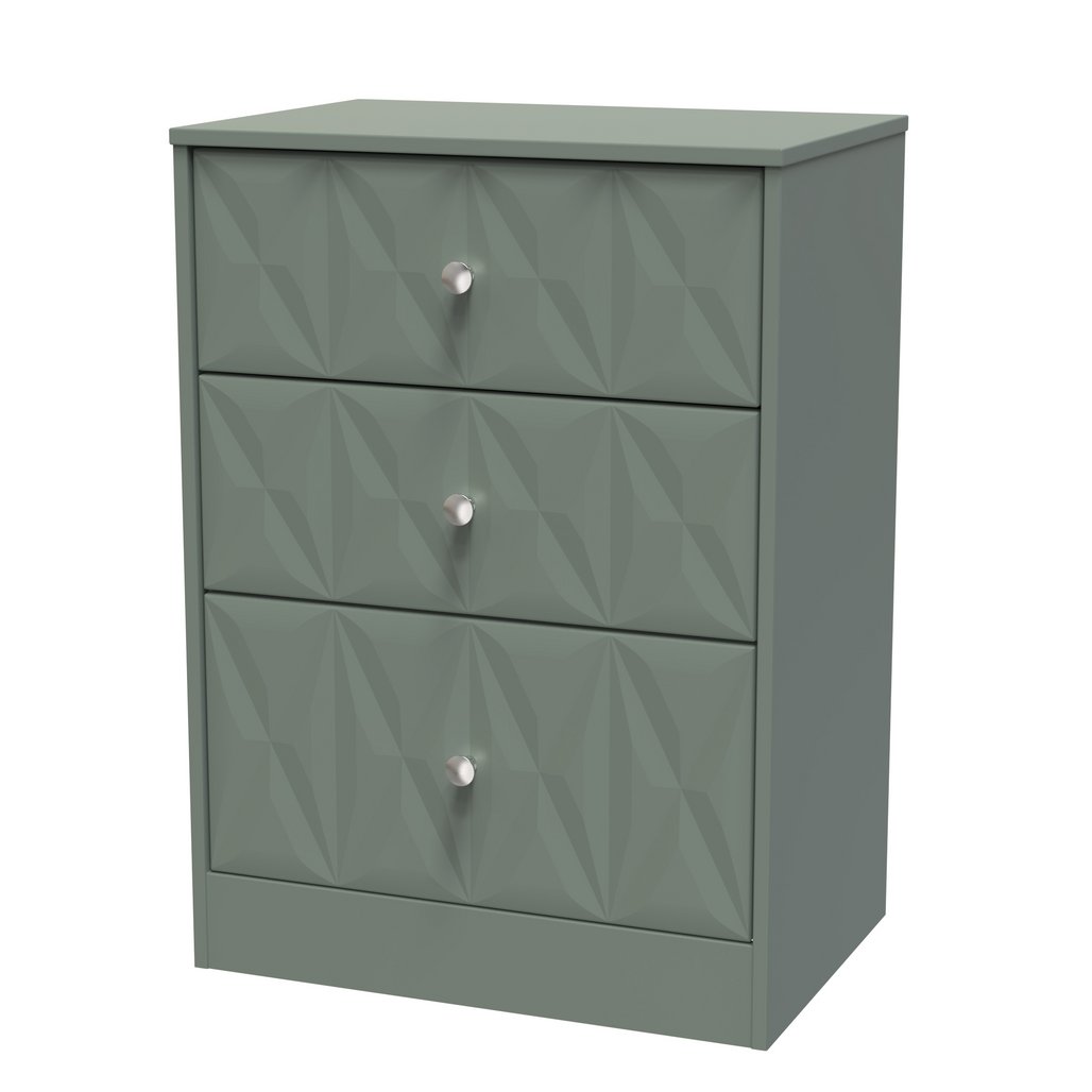San Jose 3 Drawer Deep Midi Chest