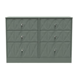 San Jose 6 Drawer Midi Chest