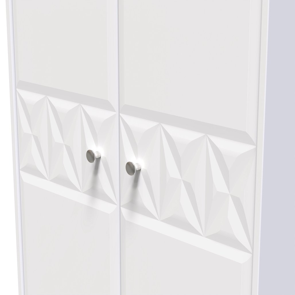 San Jose Compact 2 Door Double Wardrobe