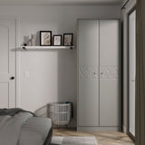 San Jose Tall 2 Door Double Wardrobe