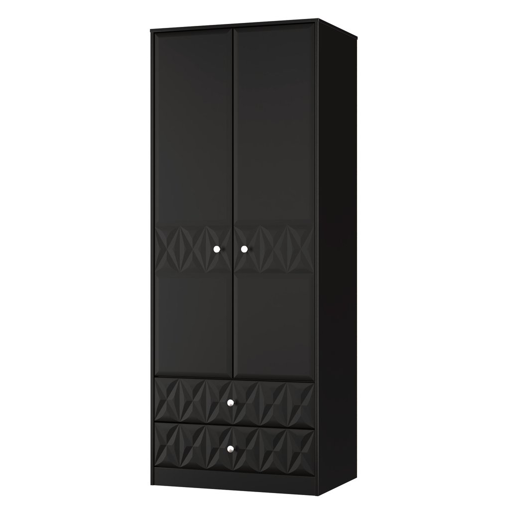 San Jose Tall 2 Door 2 Drawer Double Wardrobe