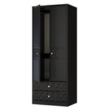San Jose Tall 2 Door 2 Drawer Double Wardrobe