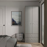 San Jose Tall 2 Door 2 Drawer Double Wardrobe