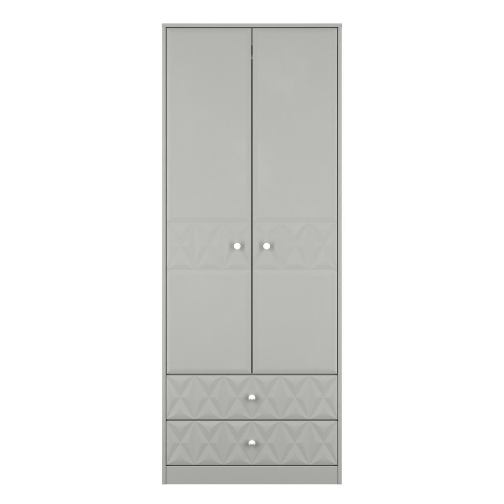 San Jose Tall 2 Door 2 Drawer Double Wardrobe