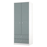 San Jose Tall 2 Door 2 Drawer Double Wardrobe